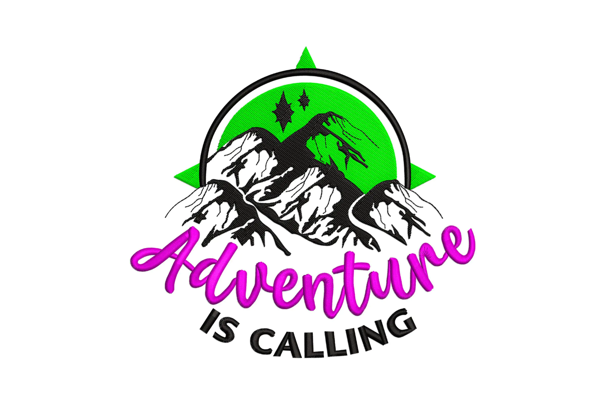 Adventure is Calling Embroidery Designs,  Adventure Embroidery, Camping Embroidery