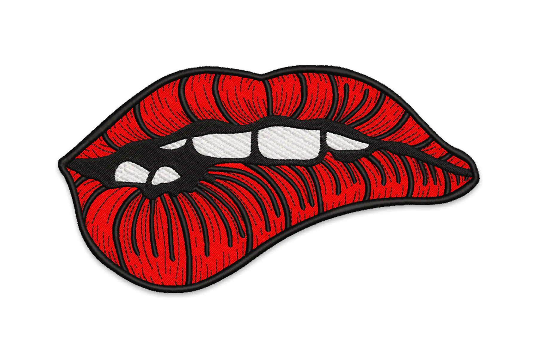 Lips Machine Embroidery Design,  Valentine’s Day Embroidery Design, Hot Lips Embroidery Design