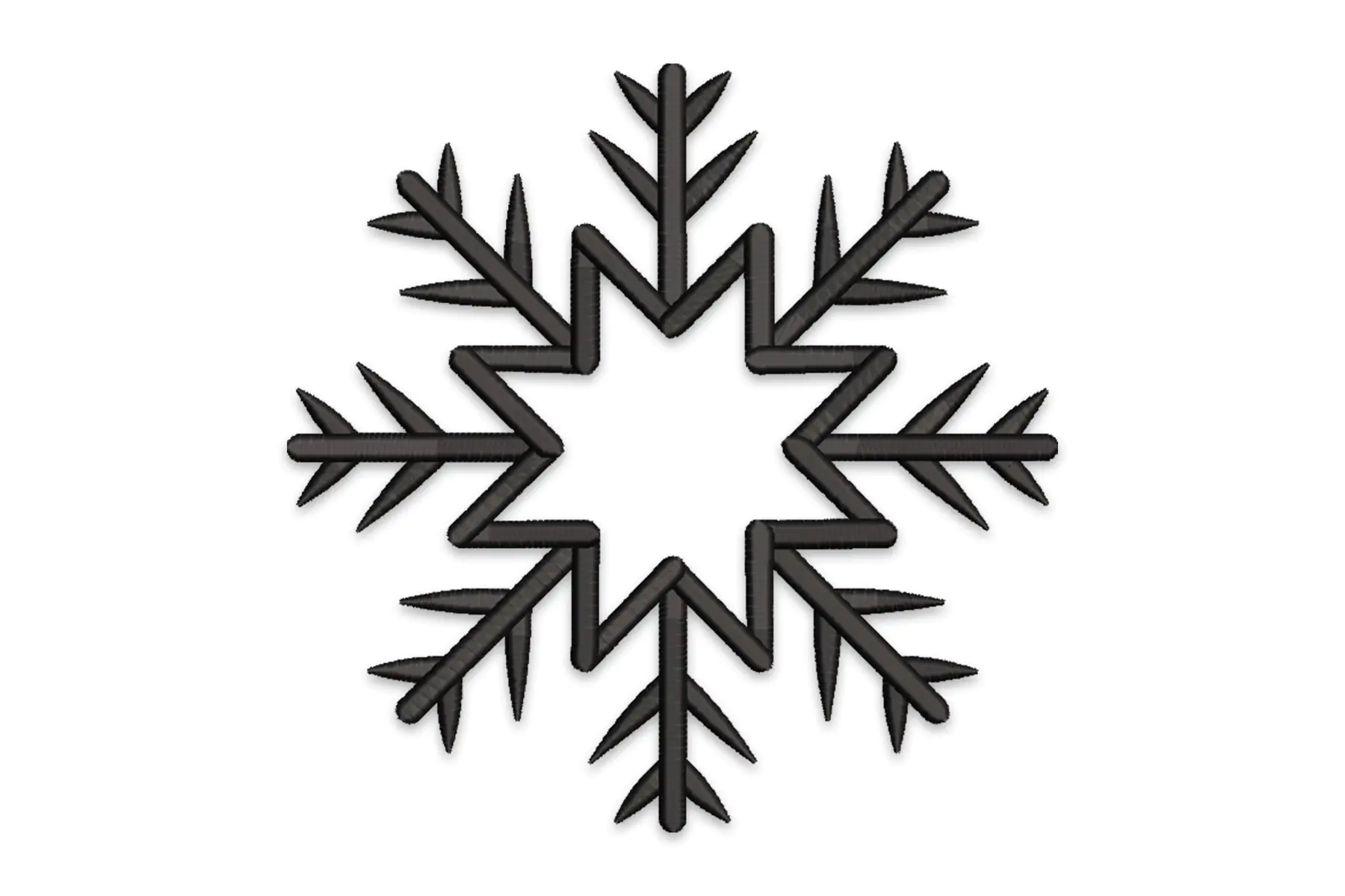 Free Snowflake Embroidery Design