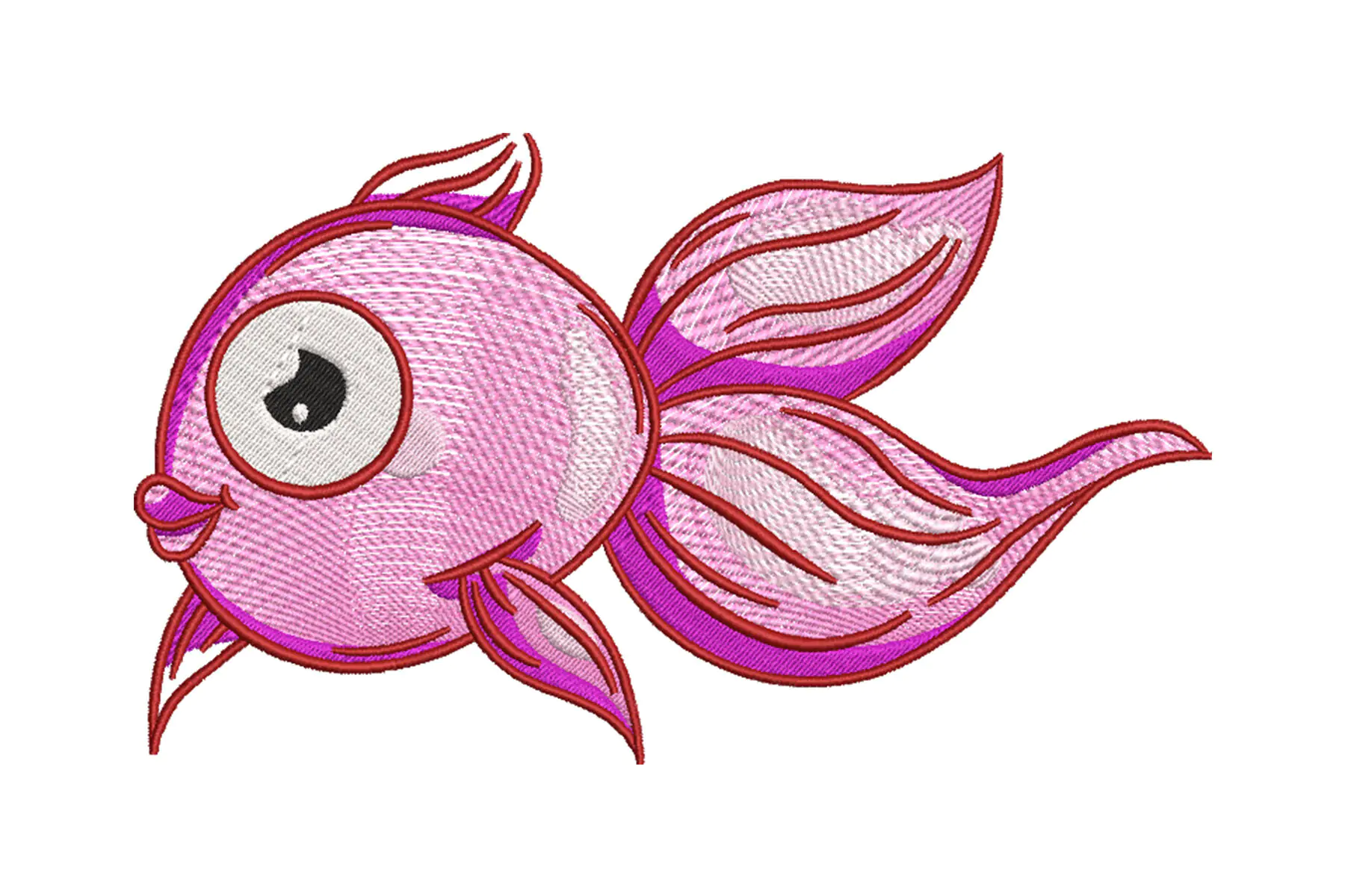 Free Fish Embroidery Design Mini Small Baby Fish Machine Embroidery Pattern
