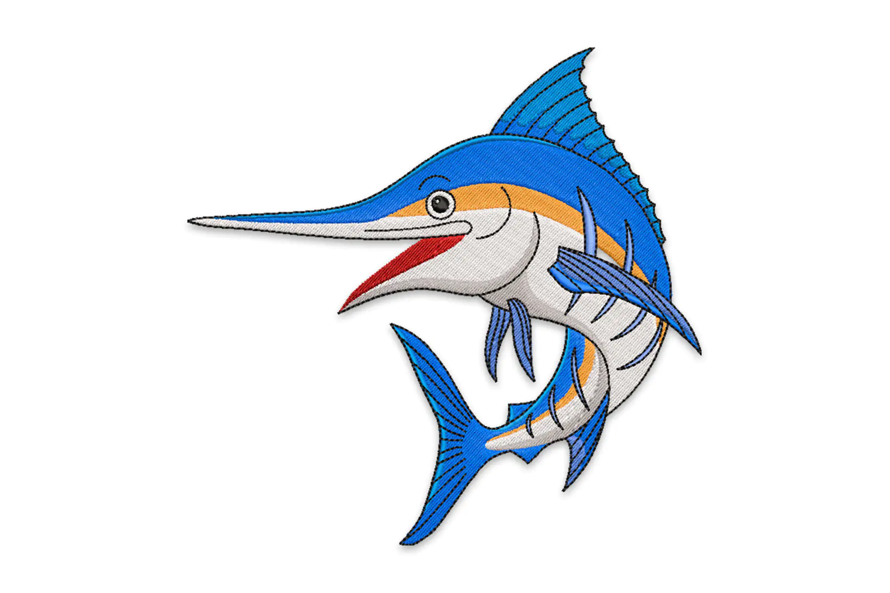 Free Fish Machine embroidery design