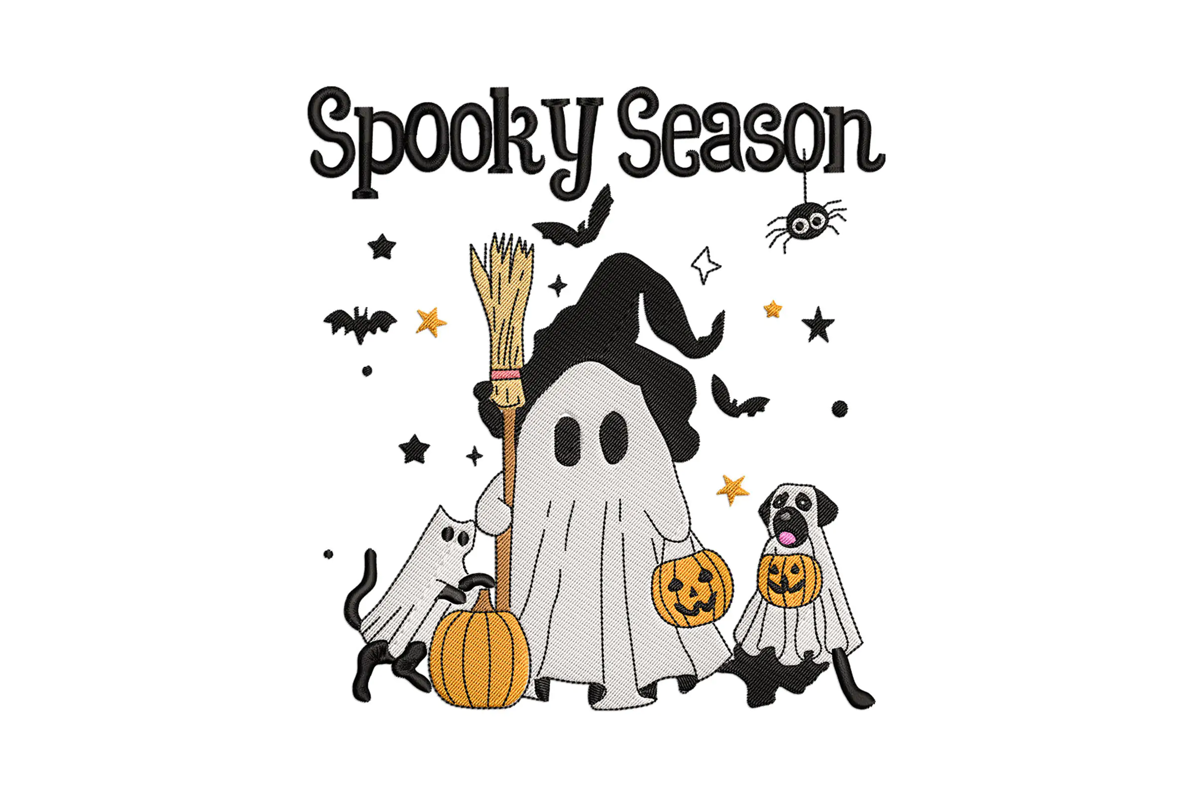 Spooky Season Embroidery Design