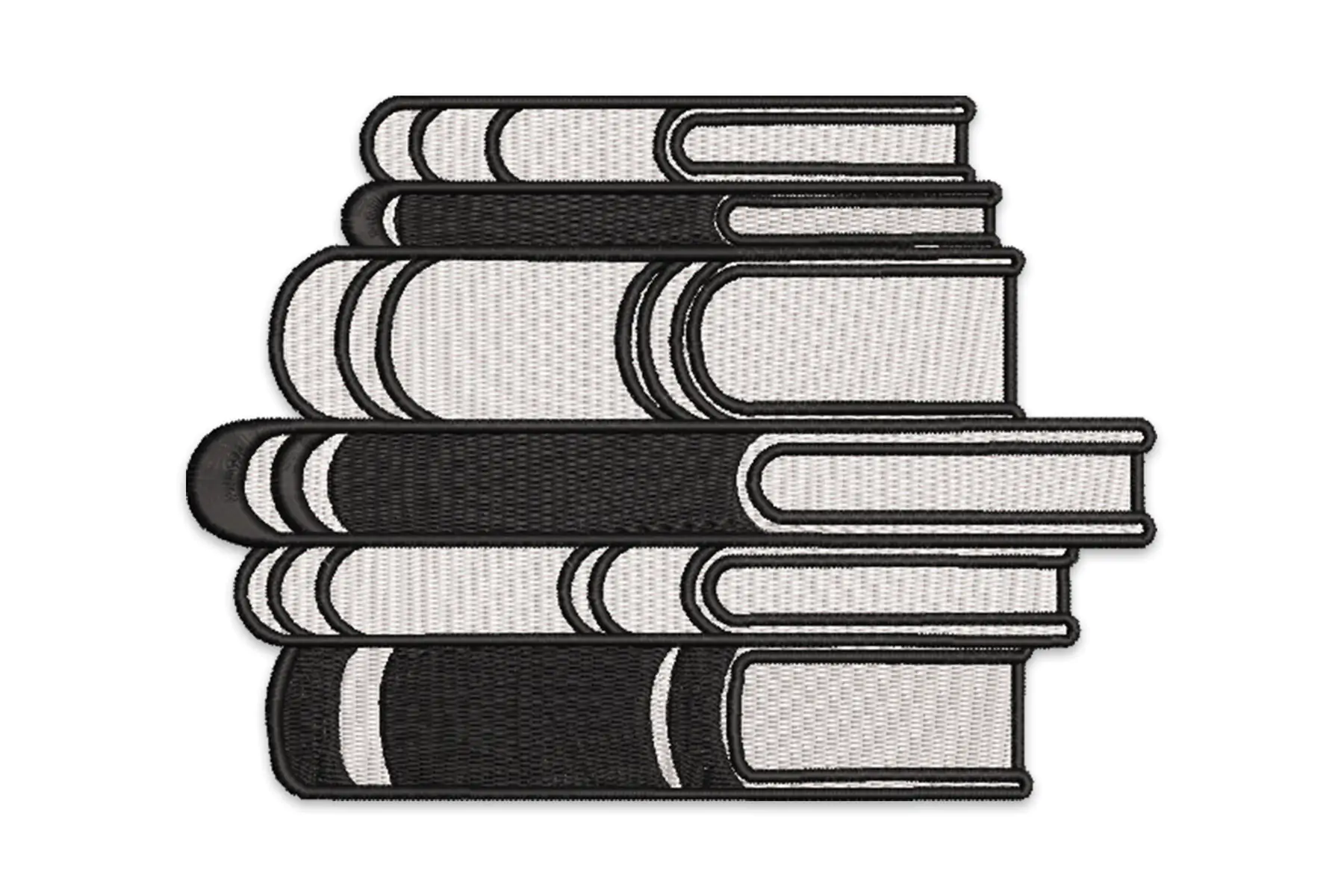 Free Book Stack Embroidery Designs – Perfect for Book Lovers and Crafters