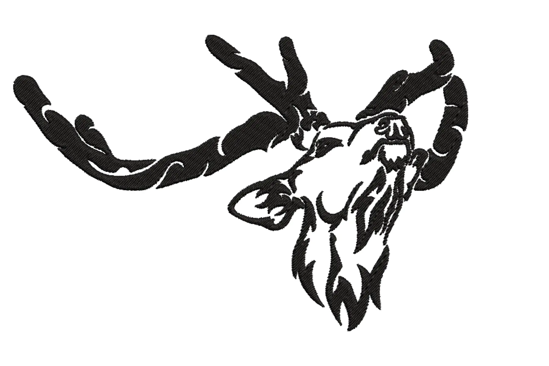 Free Deer embroidery designs for machine, Animals embroidery designs,