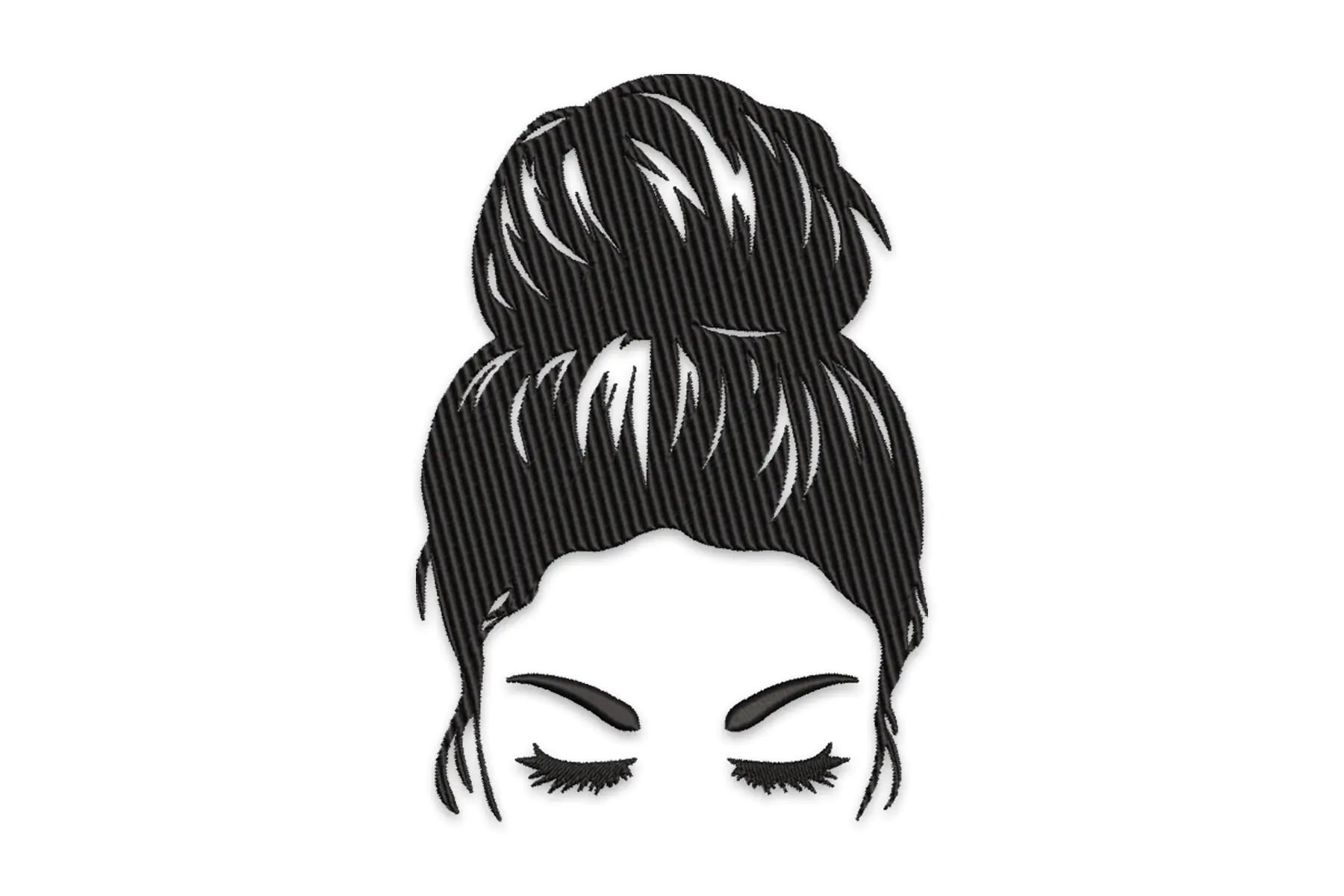 Free Woman Face Embroidery Design, Girl Embroidery Design, face girl embroidery