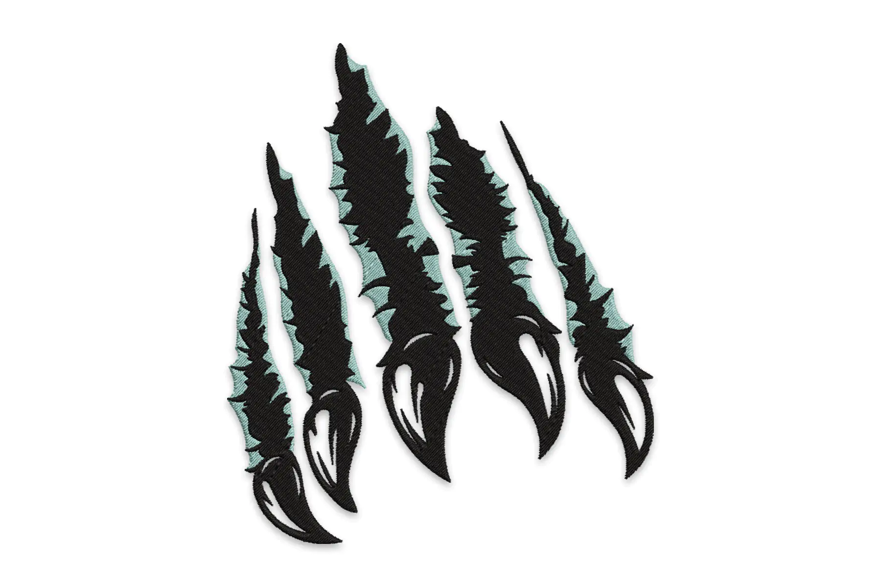 Free Claw Marks Embroidery Design , Claw Marks Sketch machine embroidery design
