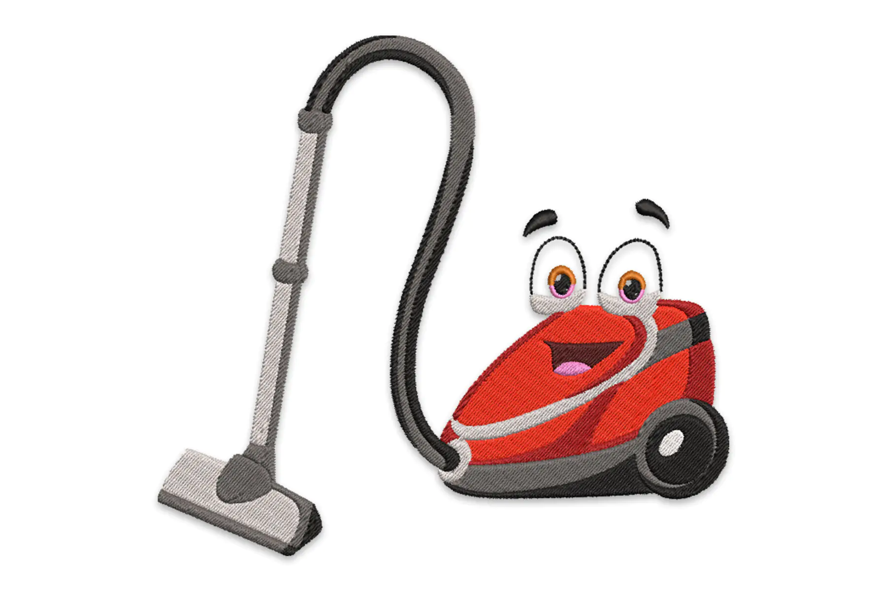 Free Vacuum Cleaner - Machine Embroidery Design in Multiple Formats