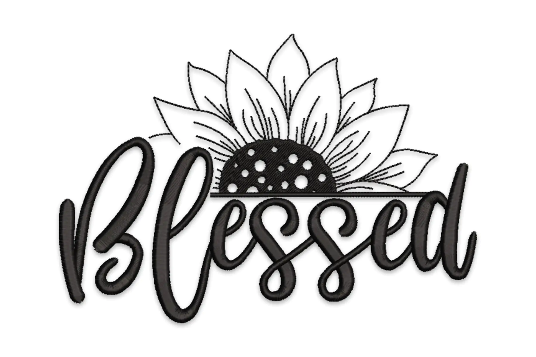 Free Blessed Embroidery Design | Blessed Machine Embroidery Design Pattern